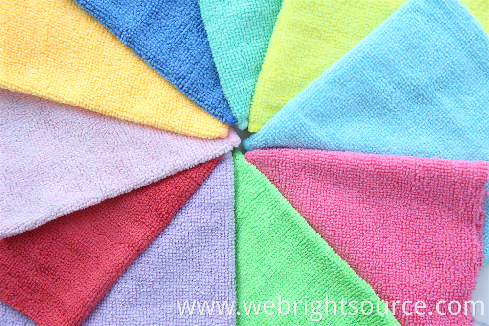 colorful microfiber cleaning cloth